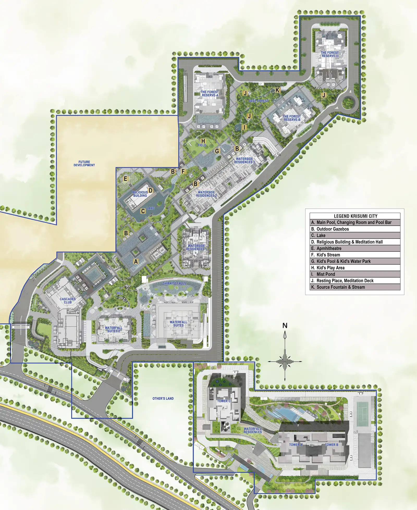 Krisumi Forest Reserve Site Plan