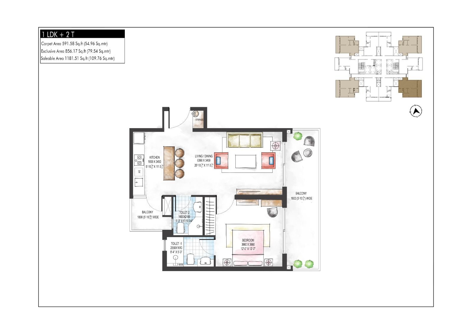 Krisumi Waterfall Suites floor plan